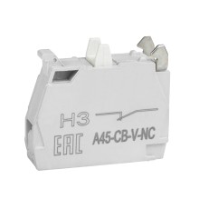 Контактный блок OptiSignal D22 A45-CB-V-NC 1НЗ винтовой зажим ZBE102