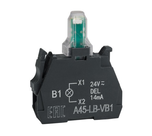 Световой блок OptiSignal D22 A45-LB-VB1 белый 24VACDC ZBVB1