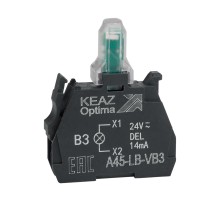 Световой блок OptiSignal D22 A45-LB-VB3 зеленый 24VACDC ZBVB3