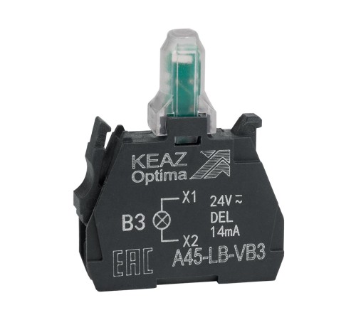 Световой блок OptiSignal D22 A45-LB-VB3 зеленый 24VACDC ZBVB3
