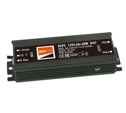 Драйвер LED, 60Вт, 12В IP67