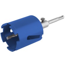 Коронка кольцевая по бетону алмазная безударная в сборе, SDS-PLUS, 5 зубьев, 68 мм