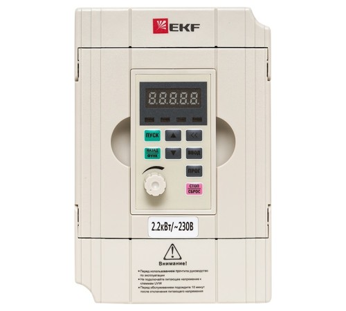 EKF VT100-2R2-3B Преобразователь частоты 2,2/4кВт 3х400В VECTOR-100 EKF PROxima EKF VT100-2R2-3B Преобразователь частоты 2,2/4кВт 3х400В VECTOR-100 EKF PROxima