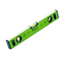 Уровень алюминиевый УСМ-0,5-400, фрезерованный, 3 глазка, магнитный, 400 мм