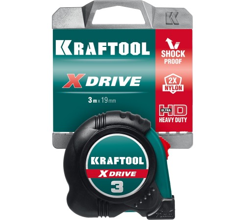 Рулетка X-Drive 3м х 19мм Рулетка X-Drive 3м х 19мм
