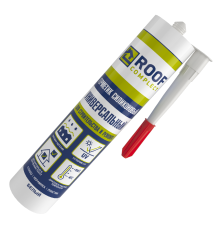 Герметик силиконовый универсальный Roof Complect белый (260мл)