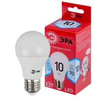 Эра Б0049635 Лампочка светодиодная RED LINE LED A60-10W-840-E27 R Е27 / E27 10 Вт груша нейтральный белый свет