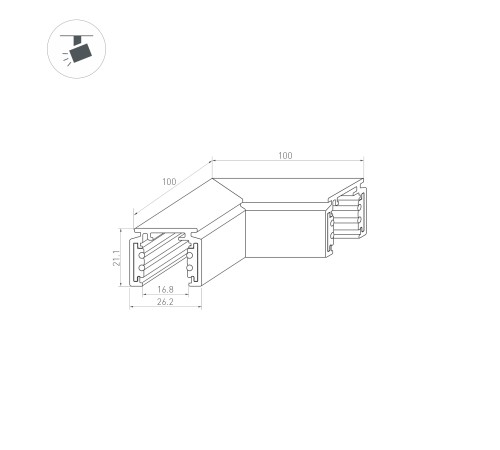 Блок питания ARS-75-24-FA (24V, 3.2A, 77W) (ARL, IP20 Сетка, 3 года)