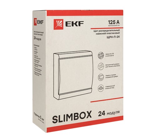 EKF sb-n-24 Щит распред. навесной ЩРН-П-24 "SlimBox" IP41 EKF PROxima EKF sb-n-24 Щит распред. навесной ЩРН-П-24 "SlimBox" IP41 EKF PROxima