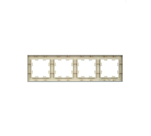 IEK BR-M42-K47 BRITE Рамка 4-мест. РУ-4-БрА алюм. IEK BR-M42-K47 BRITE Рамка 4-мест. РУ-4-БрА алюм.