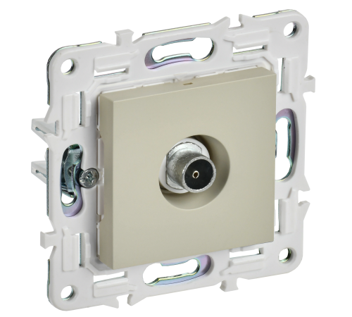 SKANDY Розетка TV оконечная SK-A12B бежевый IEK