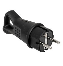 EKF RPS-017-16-230-44 Вилка угловая каучуковая с кольцом 230В 2P+PE 16A IP44 EKF PROxima