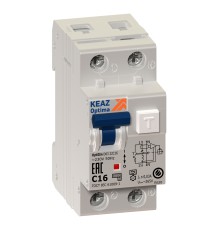 Выключатель автоматический дифференциального тока 2п (1P+N) C 25А 30мА тип A 6кА OptiDin D63 УХЛ4 2мод. КЭАЗ 103509