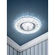 Эра Б0028080 DK LD9 SL/WH Светильник декор со светодиодной подсветкой MR16, прозрачный