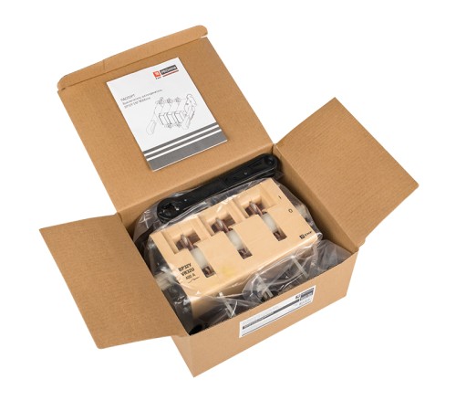 Выключатель-разъединитель PROxima ВР32У-37А31220 400А 1 направ. с д/г камерами несъемная левая/правая рукоятка MAXima