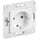 SKANDY Розетка с заземлением без защитных шторок 16А SK-R05W арктический белый IEK