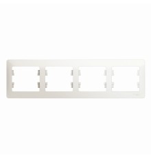 Systeme electric GSL000604 GLOSSA 4-постовая РАМКА, горизонтальная, ПЕРЛАМУТР