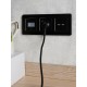BRITE Розетка USB A+A 3.1А РЮ10-1-БрЧ черный