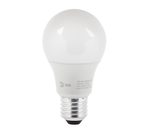 Эра Б0049635 Лампочка светодиодная RED LINE LED A60-10W-840-E27 R Е27 / E27 10 Вт груша нейтральный белый свет