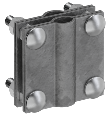 Зажим заземления с разделителем крестообразный стержень-полоса/пруток оцинкованная сталь TD IEK