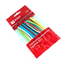 Трубка термоусаживаемая ТУТ нг 4/2 (7 цветов по 3шт) 100мм PROxima