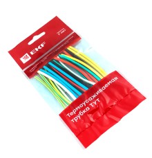 Трубка термоусаживаемая ТУТ нг 4/2 (7 цветов по 3шт) 100мм PROxima