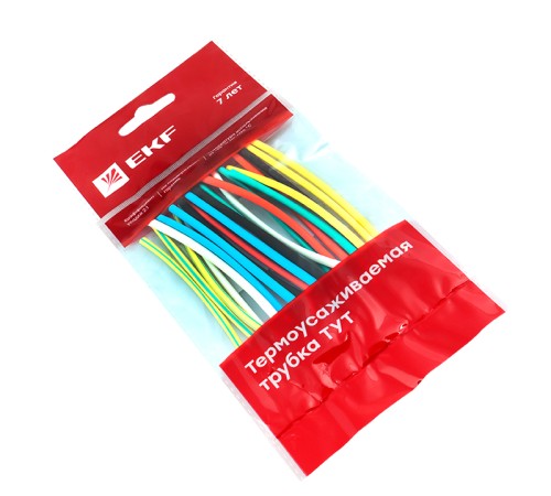 Трубка термоусаживаемая ТУТ нг 4/2 (7 цветов по 3шт) 100мм PROxima