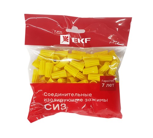 EKF plc-cc-6 Соединительный изолирующий зажим СИЗ (6мм.) (100шт.) EKF PROxima