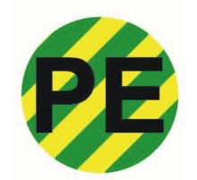 Наклейка "PE" d20мм PROxima EKF an-2-07-1