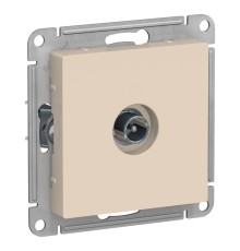 Systeme electric ATN000291 ATLASDESIGN TV РОЗЕТКА оконечная 1DB, механизм, БЕЖЕВЫЙ