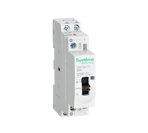 Контактор 2п City9 Set 2НО 25А AC 230В-230В SE C9C32225 Контактор 2п City9 Set 2НО 25А AC 230В-230В SE C9C32225