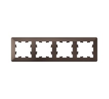 ATLASDESIGN AIR 4-постовая РАМКА, МОККО/дымчатый черный