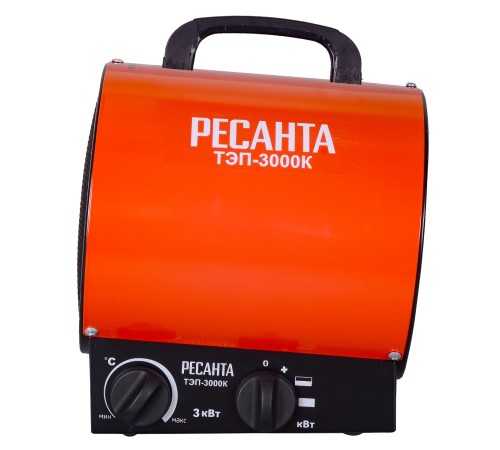 Тепловая пушка электрическая Ресанта ТЭП-3000К 3000Вт красный