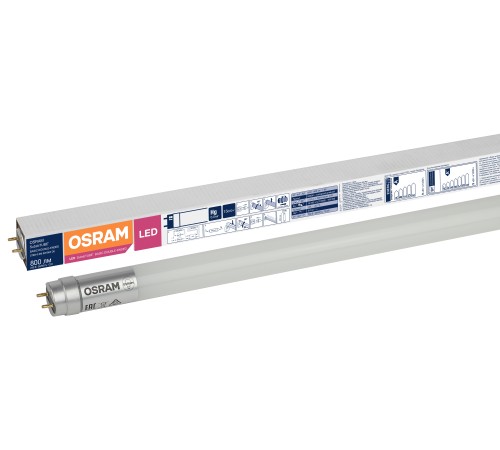Лампа светодиодная LED 9Вт G13 SubstiTUBE Basic (замена 18 Вт),холодный,двухстороннее прямое включение Osram