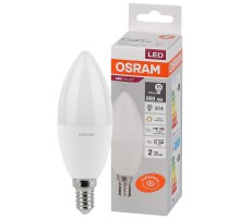 Лампа светодиодная LED 10 Вт E14 3000К 800Лм свеча 220 В (замена 75Вт) OSRAM