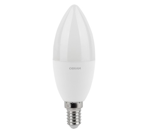 Лампа светодиодная LED 10 Вт E14 6500К 800Лм свеча 220 В (замена 75Вт) OSRAM
