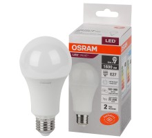 Лампа светодиодная LED 20 Вт E27 4000К 1600Лм груша 220 В (замена 150Вт) OSRAM