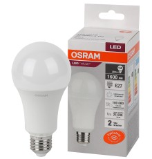 Лампа светодиодная LED 20 Вт E27 4000К 1600Лм груша 220 В (замена 150Вт) OSRAM