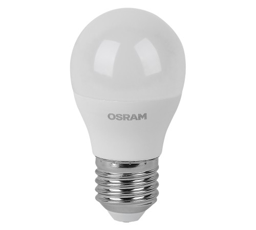 Лампа светодиодная LED 7 Вт E27 3000К 560Лм шарик 220 В (замена 60Вт) OSRAM
