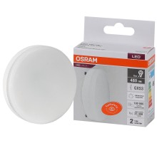 Лампа светодиодная LED 6 Вт GX53 4000К 480Лм таблетка 220 В (замена 50Вт) OSRAM
