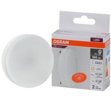 Лампа светодиодная LED 12 Вт GX53 3000К 960Лм таблетка 220 В (замена 100Вт) OSRAM