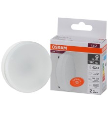 Лампа светодиодная LED 12 Вт GX53 4000К 960Лм таблетка 220 В (замена 100Вт) OSRAM