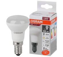 Лампа светодиодная LED 5 Вт E14 3000К 400Лм гриб 220 В (замена 40Вт) OSRAM