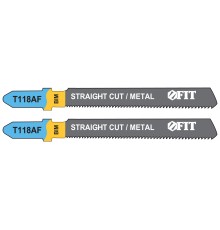 Полотна по металлу, Bimetal, фрезерованные, волнистые зубья, 76/51/1.1 мм (T118AF), 2 шт