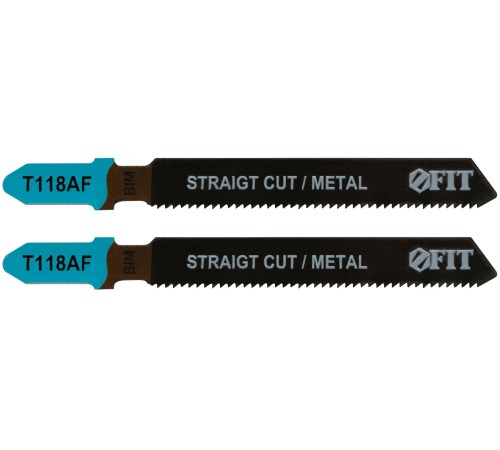 Полотна по металлу, Bimetal, фрезерованные, волнистые зубья, 76/51/1.1 мм (T118AF), 2 шт Полотна по металлу, Bimetal, фрезерованные, волнистые зубья, 76/51/1.1 мм (T118AF), 2 шт