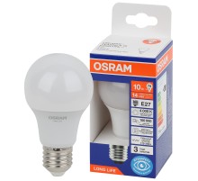 Лампа светодиодная LED 10Вт Е27 4000К 806Лм груша 220В (замена 75Вт) OSRAM
