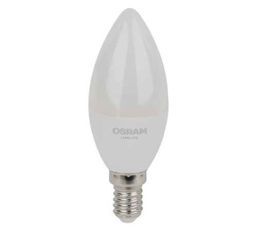 Лампа светодиодная LED 7Вт Е14 6500К 600Лм свеча 220В (замена 60Вт) OSRAM