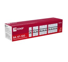 EKF mcb47100-3-80C-pro Автоматический выключатель 3P 80А (C) 10kA ВА 47-100 EKF PROxima