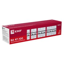 EKF mcb47100-3-80C-pro Автоматический выключатель 3P 80А (C) 10kA ВА 47-100 EKF PROxima
