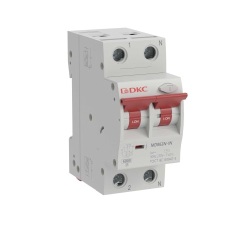 Выключатель автоматических дифференциального тока 2п 63A 100mA MDR63N-1N3C63-A C